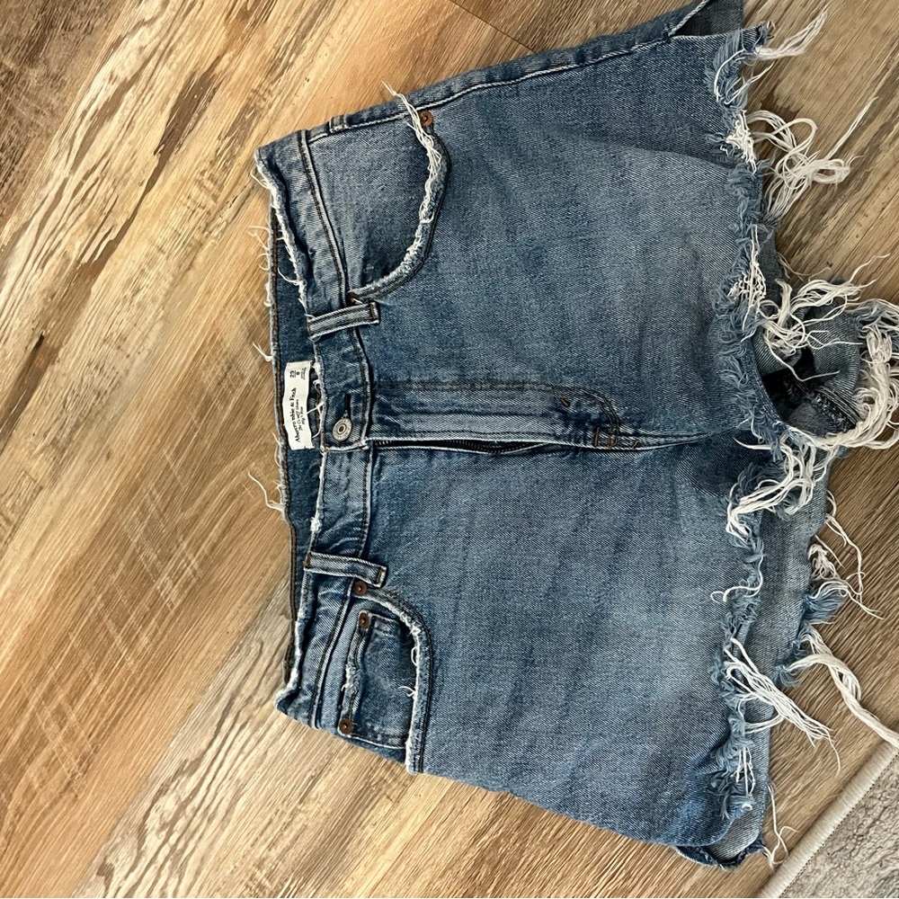 Abercrombie & Fitch Blue Jean Shorts